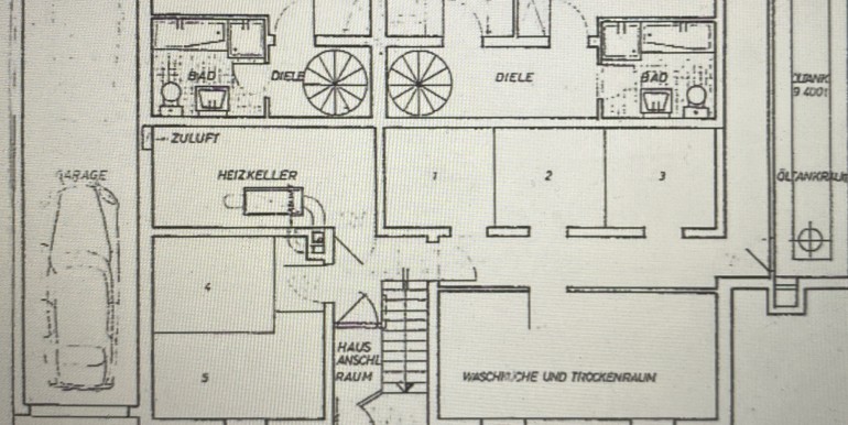 Grundriss Souterrain